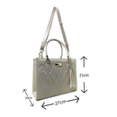 Kit Bolsa Feminina Tranversal de Couro Legítimo Elegance Original Anabeaz