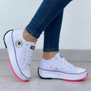 Tênis Ortopédico Feminino Plataforma Ultra Conforto Estrela Fashion Original Anabeaz