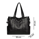 Kit Bolsa Feminina de Couro Legítimo