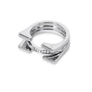 anel feminino prata, anel elegante feminino, anel prata sofisticado, anel aço inoxidável, anel premium feminino, joia feminina anabeaz, anel minimalista feminino, anel resistente à água, anel hipoalergênico, anel luxo feminino, acessórios femininos elegantes, joias premium anabeaz
