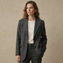 blazere de alfaiataria feminino preto 