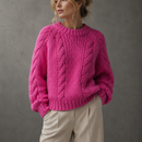 Blusa de Frio Tricot Grosso Feminino Tramas Largas 