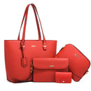 Kit Bolsa Feminina de Couro Legítimo