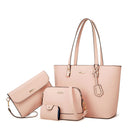 Kit Bolsa Feminina de Couro Legítimo