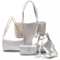 Bolsa sacola feminina de couro legítimo compacta e elegante loja anabeaz