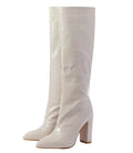 Bota Feminina Cano Alto de Couro para o Inverno | Brenda