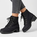 Bota Coturno Feminina Tratorada Plataforma Anabeaz- Estilo Blogueira