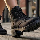 Bota Coturno Feminina Tratorada Plataforma Anabeaz- Estilo Blogueira