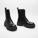 bota coturno feminino bota feminina tratorada bota inverno feminina coturno feminino confortável calçado feminino outono inverno bota leve e macia feminina bota fashion feminina bota para pés sensíveis coturno feminino resistentebota antiderrapante feminina anabeaz