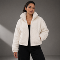Casaco Teddy Puffer Gola Alta Aesthetic Anabeaz™