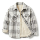 jaqueta xadrez feminina cinza
jaqueta peluciada feminina cinza
jaqueta flanelada feminina cinza
moda inverno feminina cinza
casaco feminino inverno cinza