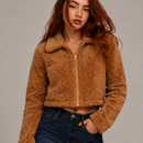 Jaqueta Sherpa Cropped Feminina Anabeaz™