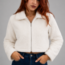 Jaqueta Sherpa Cropped Feminina Anabeaz™
