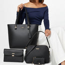 Kit Bolsa Feminina de Couro Legítimo