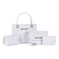 Kit bolsa feminina de couro legítimo elegante