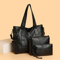Kit Bolsa Feminina de Couro Legítimo