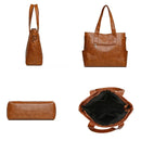 Kit Bolsa Feminina de Couro Legítimo