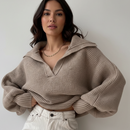 suéter tricot feminino
suéter gola polo feminino
suéter patchwork feminino
suéter inverno elegante
blusa tricot manga longa
suéter feminino lenogue
moda feminina inverno