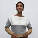 Suéter Tricot Feminino Listrado Grosso Gola Canoa Anabeaz
Suéter Listrado Grosso, Tricot Gola Canoa, Blusa Canelada Encorpada, Suéter Feminino Pesado, Tricô Blocos de Cores, Blusa de Frio Elegante, Suéter Estilo Leci, Anabeaz Premium, Inverno 2026, Moda Casual Chic
