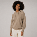Suéter Tricô Feminino com Capuz Oversized Baker Anabeaz