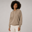 Suéter Tricô Feminino com Capuz Oversized Baker Anabeaz