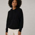 Suéter Tricô Feminino com Capuz Oversized Baker Anabeaz