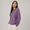 Suéter Tricô Feminino com Capuz Oversized Baker Anabeaz