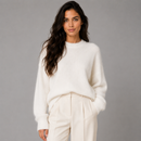 Suéter Tricot Grosso Gola Redonda Térmico Anabeaz
