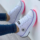 Tênis Ortopédico Feminino Plataforma Ultra Conforto Estrela Fashion Original Anabeaz