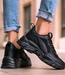 Tênis Casual Chunky Feminino Respirável Confortável Anabeaz