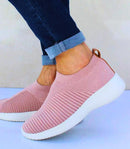 Tênis Slip-On Knit Conforto Leve Feminino Respirável Anabeaz