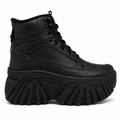 Tênis Chunky Botinha Plataforma Feminino Preto Anabeaz tênis chunky plataforma, estilo buffalo, salto 6cm, Anabeaz, solado tratorado, streetwear feminino, gringa blogueira Pinterest.