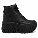 Tênis Chunky Botinha Plataforma Feminino Preto Anabeaz tênis chunky plataforma, estilo buffalo, salto 6cm, Anabeaz, solado tratorado, streetwear feminino, gringa blogueira Pinterest.