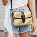 Bolsa de Palha Chic Quadrada