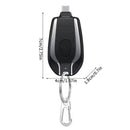 Carregador de Celular Chaveiro de Emergência 1500 mah para Iphone ou Android
