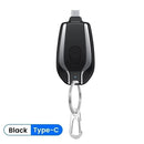 Carregador de Celular Chaveiro de Emergência 1500 mah para Iphone ou Android