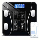 Balança digital de bioimpedância com monitoramento de peso, gordura e água corporal  anabeaz
