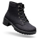 Bota Coturno Feminina Tratorada Plataforma Anabeaz- Estilo Blogueira