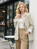 Blazer de Alfaiataria Premium com Lapela Clássica Anabeaz