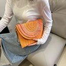 Bolsa Sustentável de Palha Feita a Mão Chic Pequena Anabeaz 