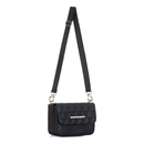 bolsa-feminina-couro-media-transversal preto loja anabeaz