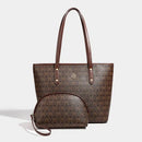 Bolsa Feminina de Ombro Couro + Bolsa de Mão de Brinde- Original Anabeaz