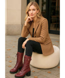Bota Feminina Tratorada Forrada Coturno de Inverno | Fenix