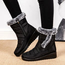 Bota Para Neve Feminina Forrada Impermeável Original Anabeaz