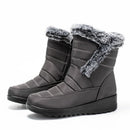 Bota Para Neve Feminina Forrada Impermeável Original Anabeaz