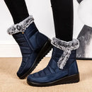 Bota Para Neve Feminina Forrada Impermeável Original Anabeaz