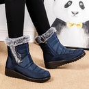 Bota Para Neve Feminina Forrada Impermeável Original Anabeaz