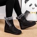 Bota Para Neve Feminina Forrada Impermeável Original Anabeaz