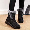 Bota Para Neve Feminina Forrada Impermeável Original Anabeaz