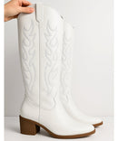 Bota Texana Feminina Cano Alto Country Estilosa | Anabeaz